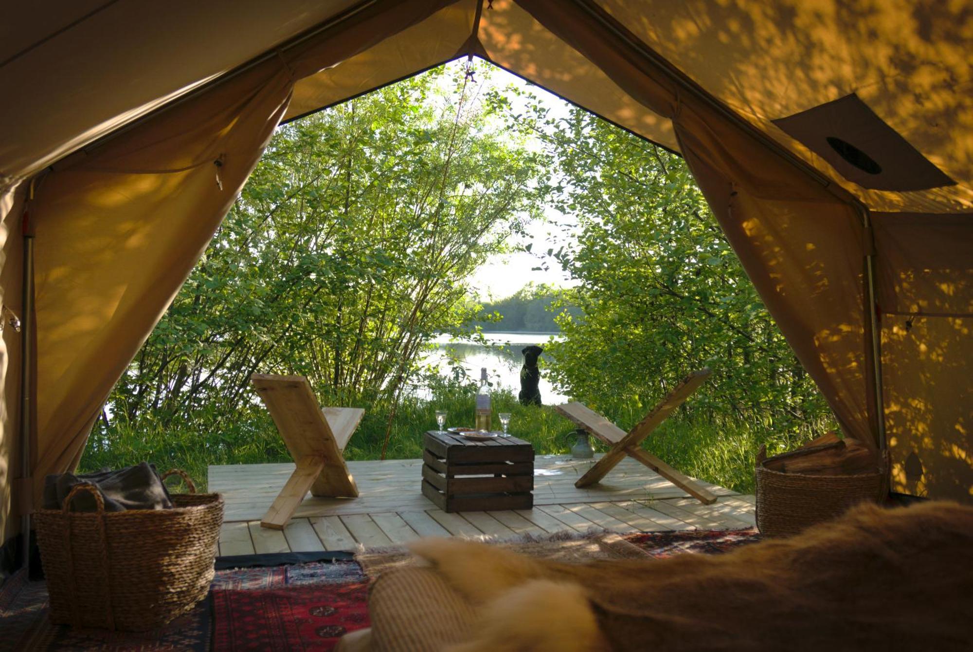 Naturlig Pa Korsgarden Glamping Nysted Exterior foto