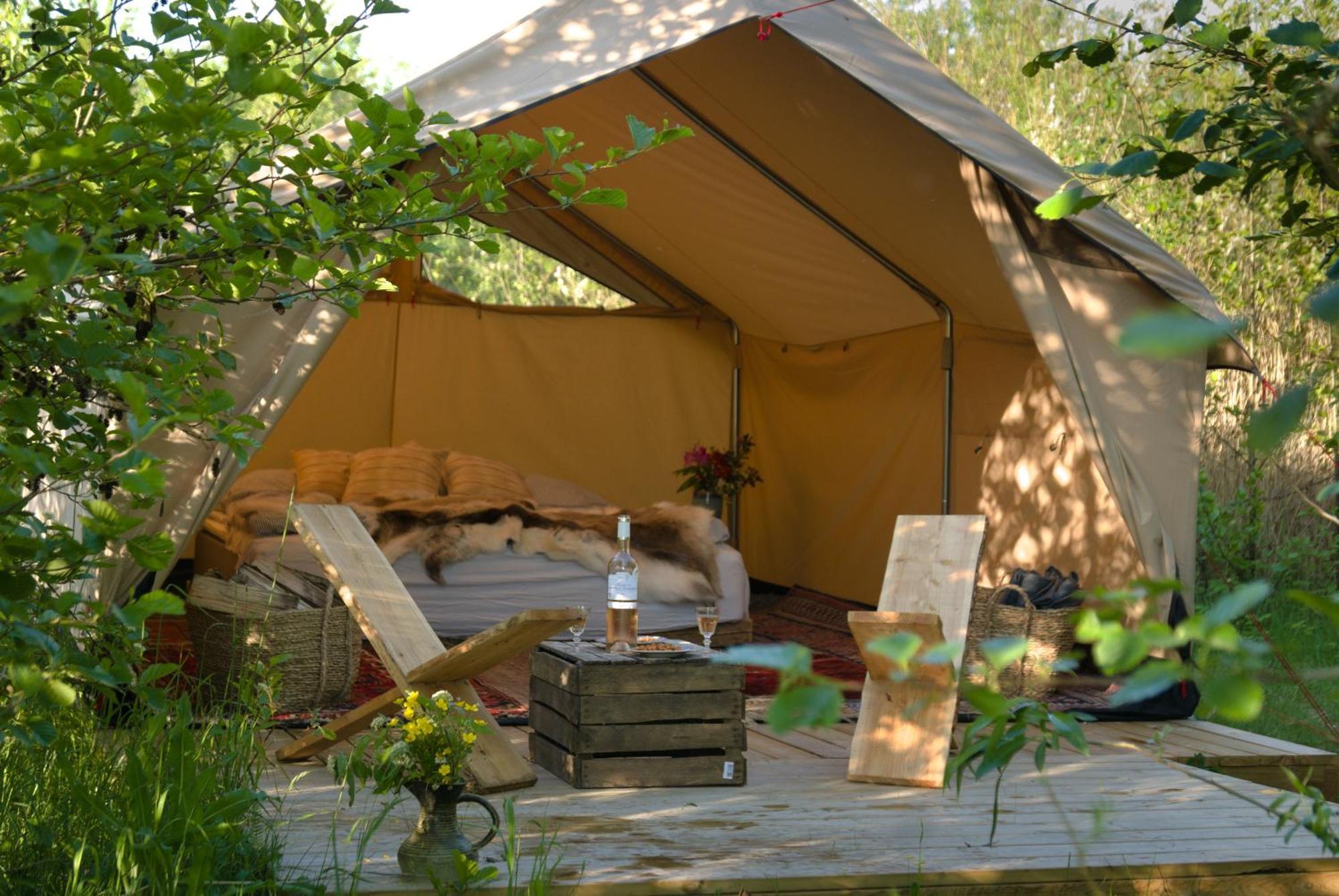 Naturlig Pa Korsgarden Glamping Nysted Exterior foto