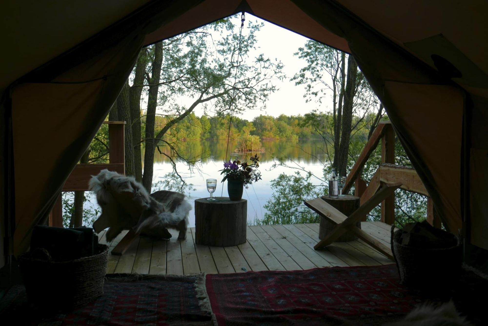 Naturlig Pa Korsgarden Glamping Nysted Exterior foto