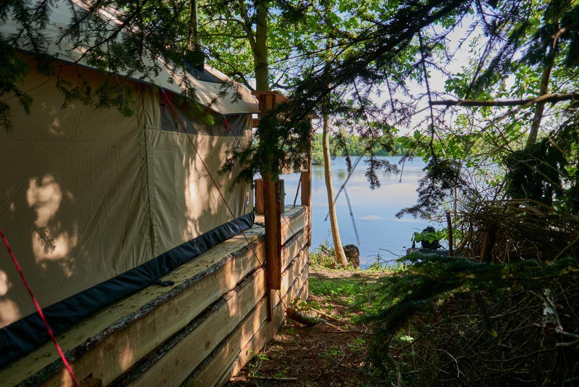 Naturlig Pa Korsgarden Glamping Nysted Exterior foto